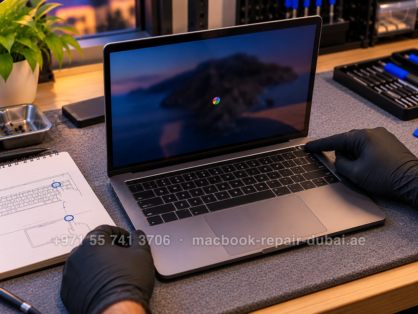 Freezing After Sleep / Wake on a MacBook at MacBook Repair Dubai