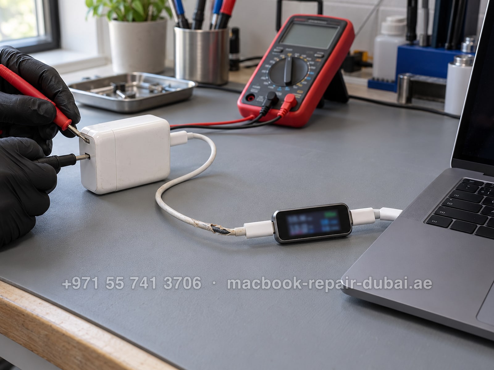 MacBook Power Supply Issues on a MacBook at MacBook Repair Dubai
