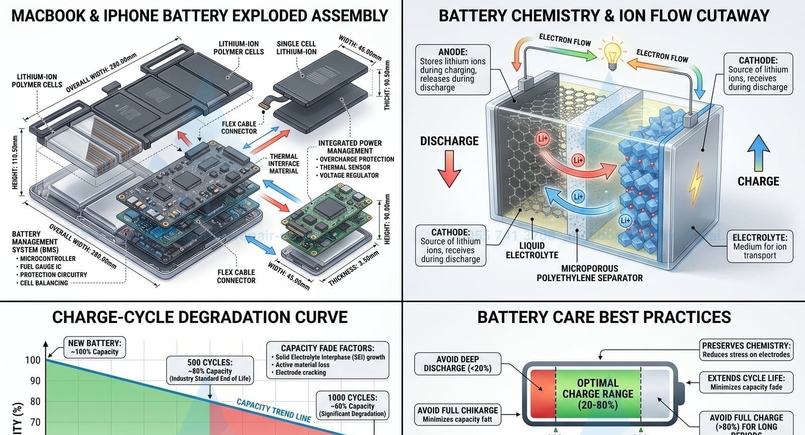 MacBook Battery Replacement Cost. MacBook battery replacement Dubai - swollen battery cells removed from top case