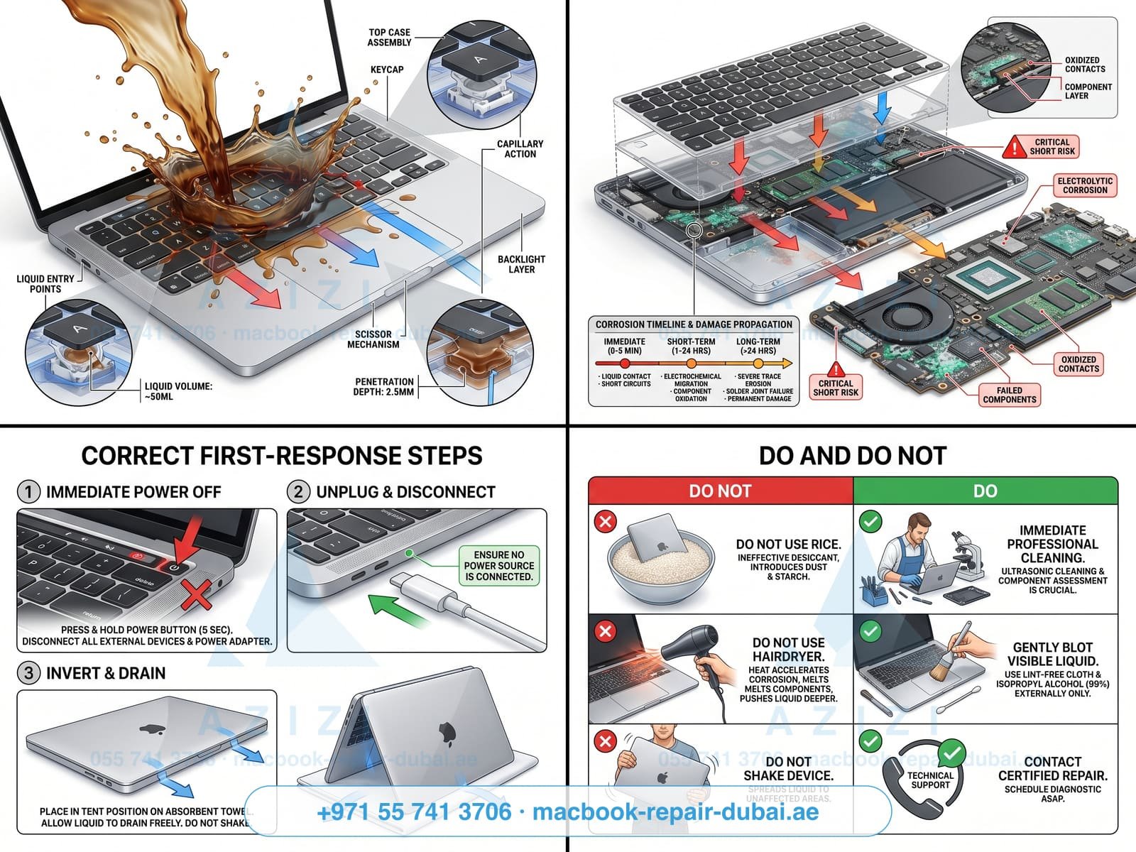 Water Damage MacBook. MacBook water damage emergency Dubai - flip upside down V shape on towel Water Damage MacBook. MacBook water damage emergency Dubai - flip upside down V shape on towel