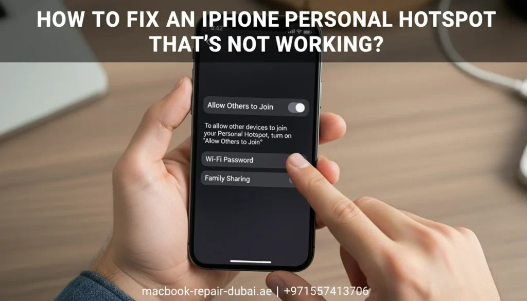 How to Fix an iPhone Personal Hotspot That’s Not Working_