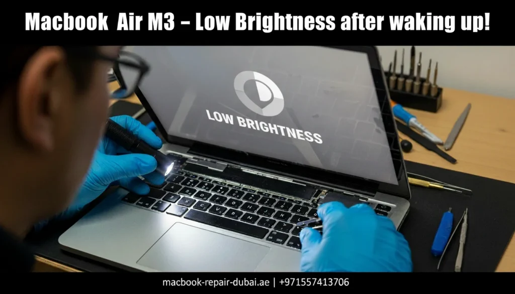 Macbook Air M3 - Low Brightness after waking up!