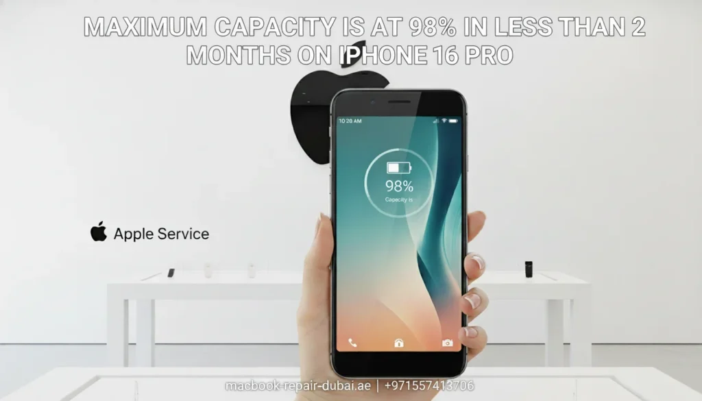 Maximum Capacity Is at 98% in Less Than 2 Months on iPhone 16 Pro? Maximum Capacity Is at 98_ in Less Than 2 Months on iPhone 16 Pro