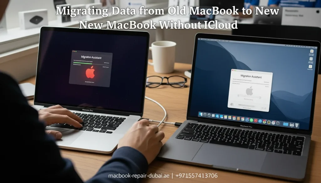 Migrating Data from Old MacBook to New MacBook Without iCloud