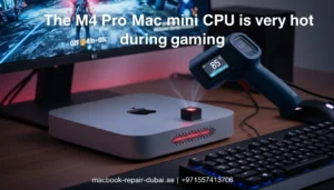 The M4 Pro Mac mini CPU is very hot during gaming