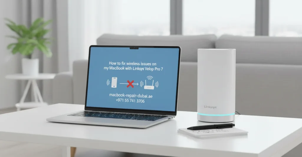 How to fix wireless issues on my MacBook with Linksys Velop Pro 7? How to fix wireless issues on my MacBook with Linksys Velop Pro 7?
