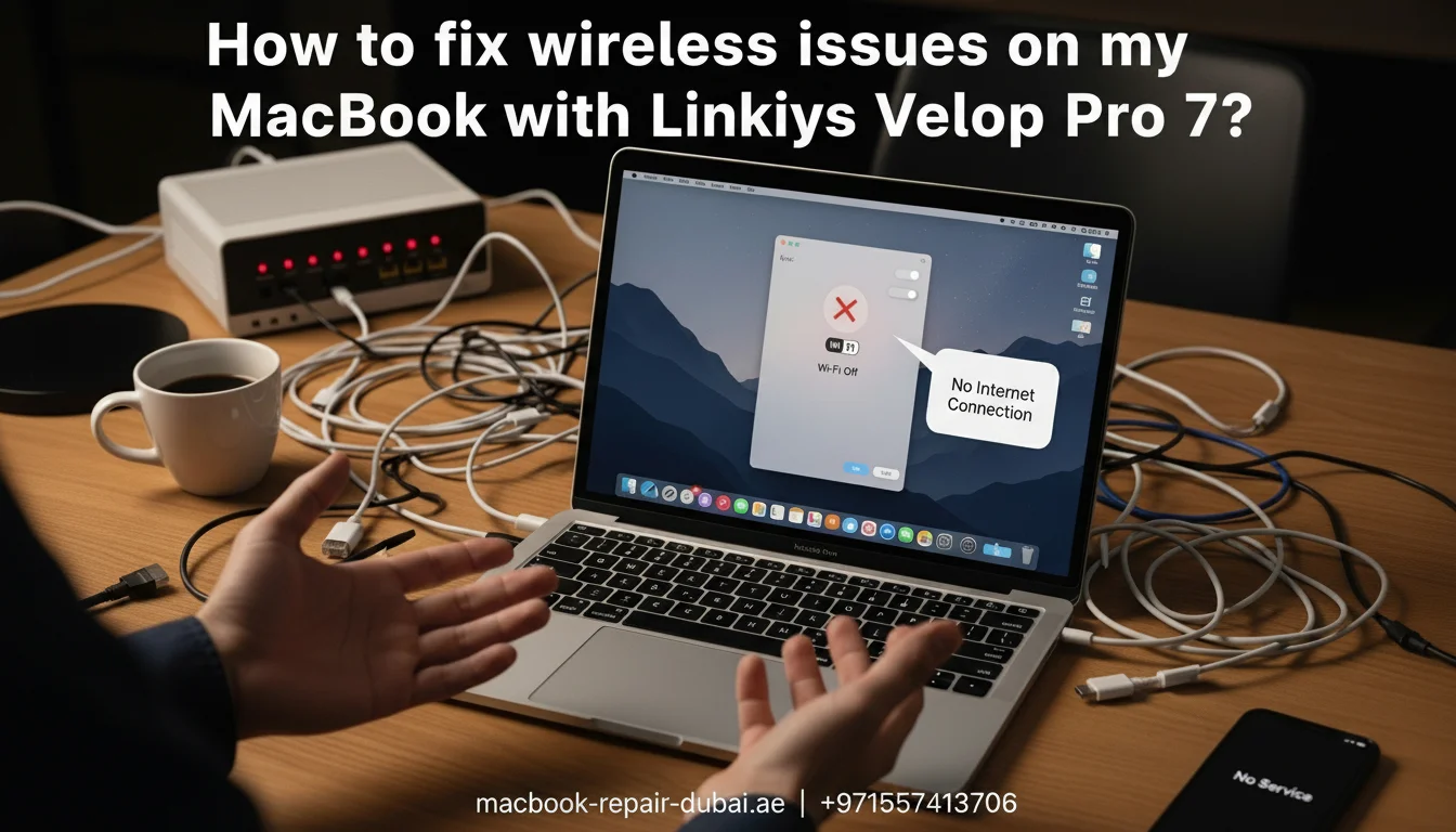 How to fix wireless issues on my MacBook with Linksys Velop Pro 7
