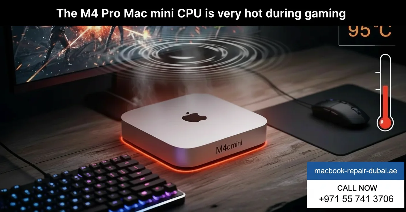 Blogs The M4 Pro Mac mini CPU is very hot during gaming