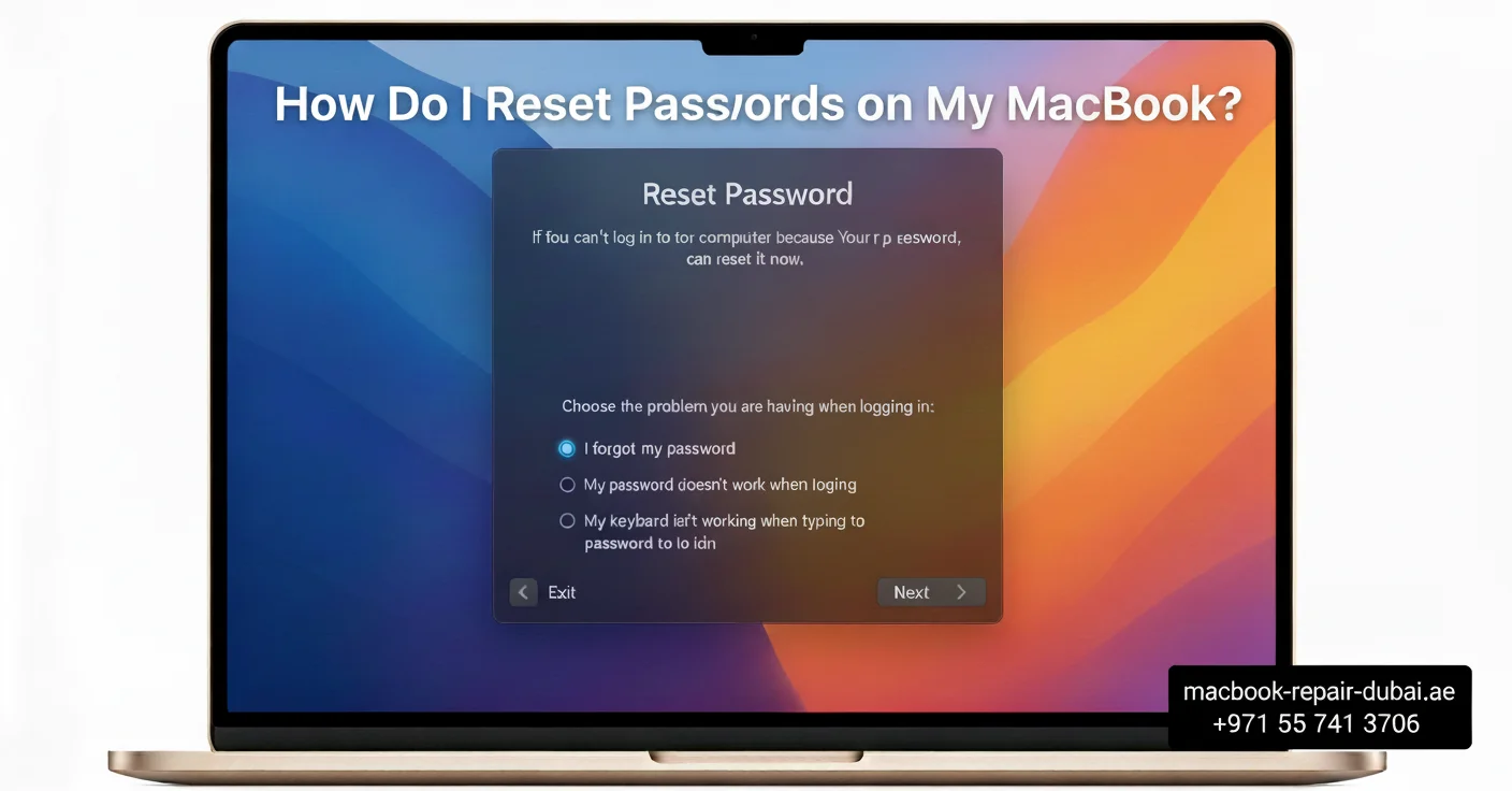 Mac Repair Dubai How Do I Reset Passwords on My MacBook?