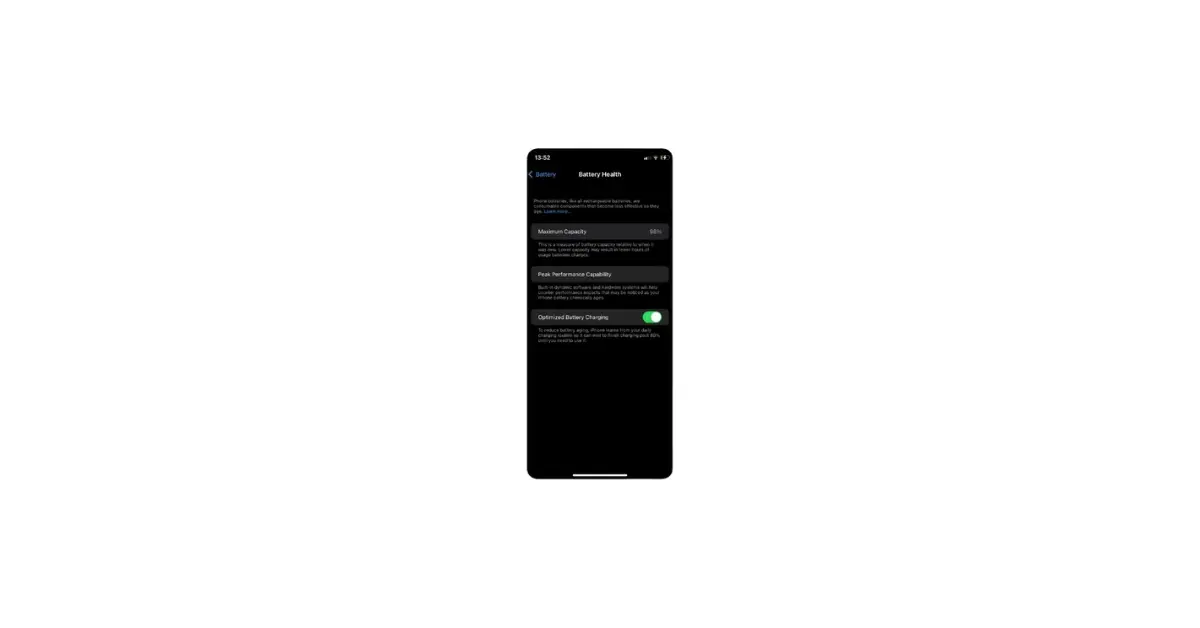 Maximum Capacity Is at 98% in Less Than 2 Months on iPhone 16 Pro