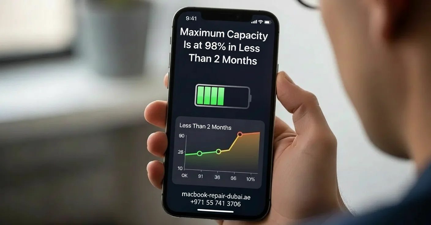 Maximum Capacity Is at 98_ in Less Than 2 Months on iPhone 16 Pro